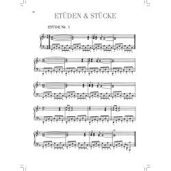 Jazz Piano - &Uuml;bungen, Menuette, Et&uuml;den &amp; St&uuml;cke : Deutsche Erstausgabe